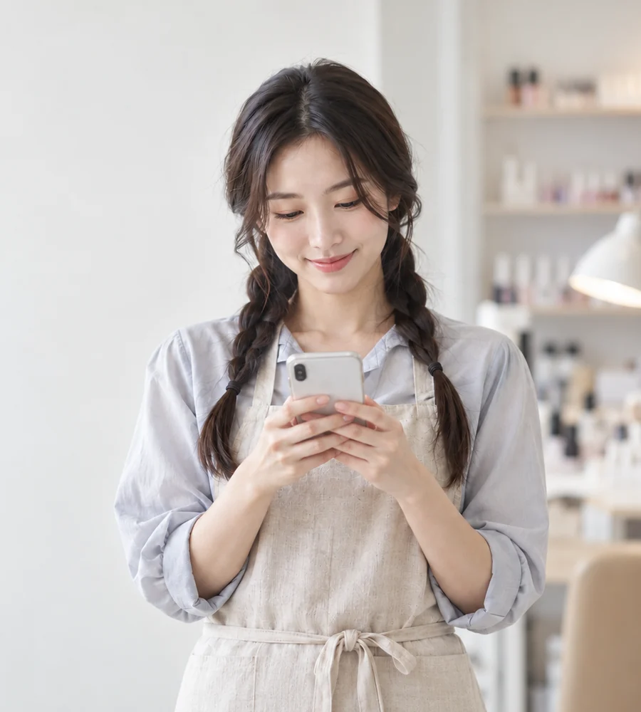 부산 서면 개인돈 일수 상담을 휴대전화로 안내받는 고객